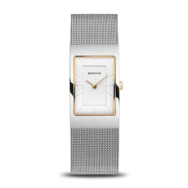 Жіночий кварцовий годинник Bering 10222-010-S: сталевий корпус 22 мм, міланський ремінець, сапфірове скло, водонепроникність 5 ATM