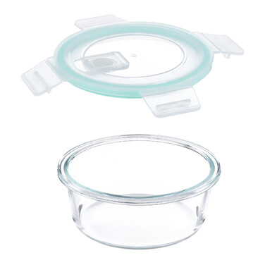 Relaxdays Glass Containers with Lids Set