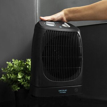 Теплова гармата Cecotec ReadyWarm 2070 Max Force, 2000 Вт, з функцією охолодження та обертанням, 3 режими роботи, чорна