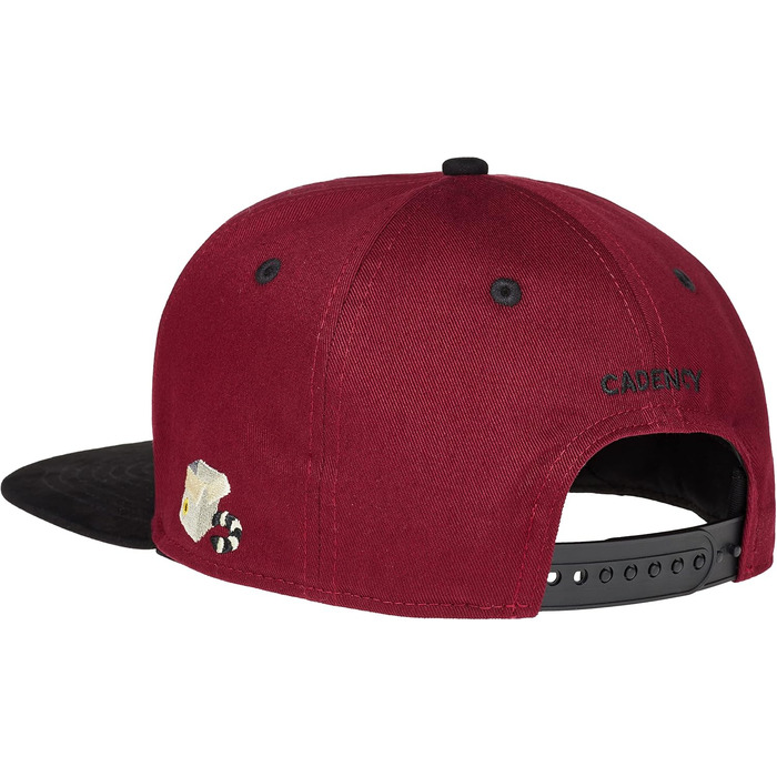 Кепка бейсболка Snapback Cadency® унісекс, бордова, регульований розмір