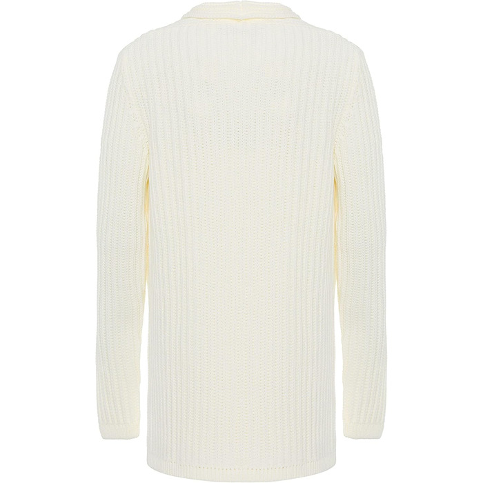 Кардиган чоловічий Redbridge, в'язаний, довгий крій (XL, Екру)