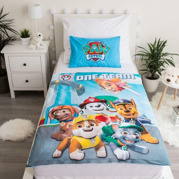 PAW Patrol Джері Фабрікс PP201 Комплект постільної білизни для дитячого ліжечка 100x135 см