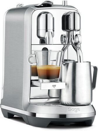 Кавова машина капсульна Sage Nespresso Creatista Plus SNE800BSS, нержавіюча сталь