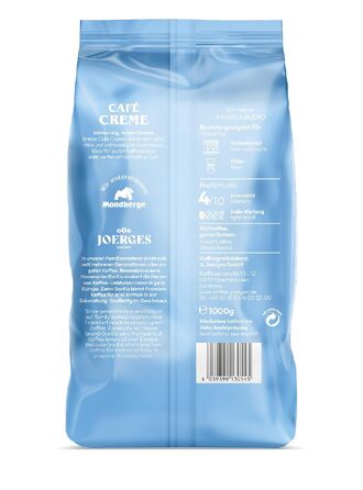 Кава в зернах Joerges Gorilla Café Creme, натуральна, 1 кг