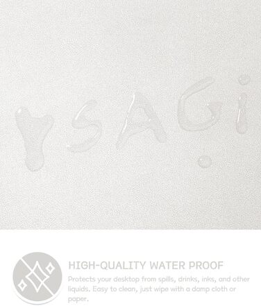 Підкладка для столу YSAGi, килимок для миші з шкіри та антиковзким замшевим покриттям, багатофункціональна підкладка для офісу, ноутбука, захист столу для офісу/домашнього офісу (80x40 см) (Шампань, 90*43 см)