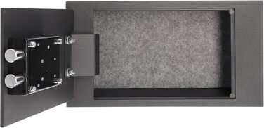 Вбудований сейф для підлоги з ключовим замком Tresor – сейф для підлоги, 4L, 13x39x21 см