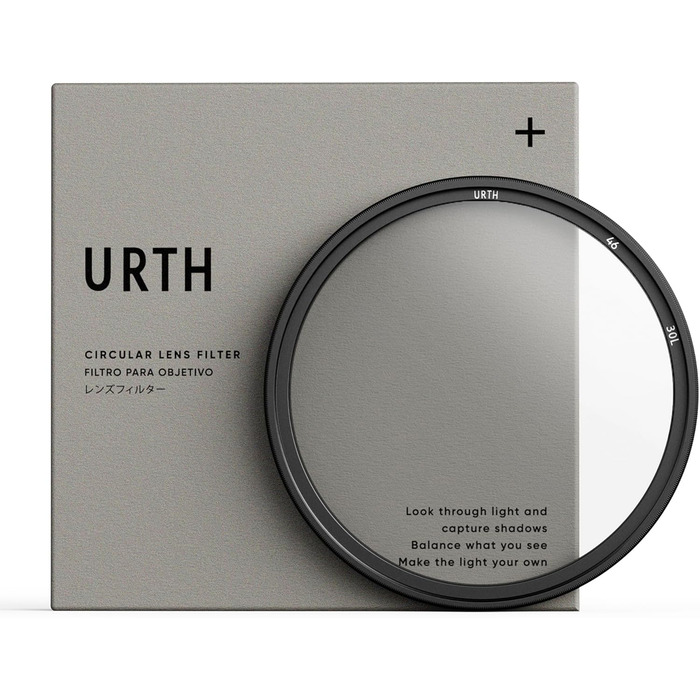 Фільтр об'єктива Urth 46 мм UV (Plus+) – ультратонкий, 30-шаровий нанопокриття, захист камери