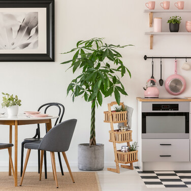 Relaxdays Bamboo 3-Basket Set