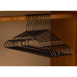 20-Piece Set of High-End Titanium Gray Aluminum Hangers, 41cm Ultra-Smooth Hangers, Durable Metal Hangers, Aluminum Alloy Hangers, Clothes Rack