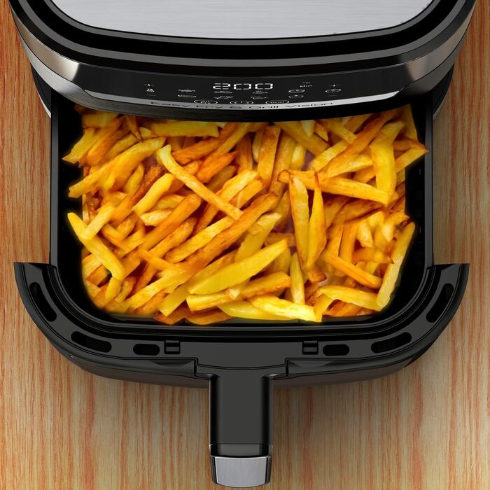 Tefal EY5068 Easy Fry & Grill Vision Air Fryer | 4.2 L Capacity | 2-in-1 Technology | Viewing Window | Extra Crisp Technology | Energy Saving | Touchscreen | Black