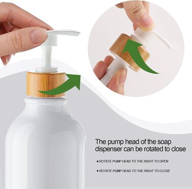 Wall-Mounted Soap Dispenser Set (No Drilling Required), 3-Pack 500ml Soap Dispenser, Wall Shampoo Dispenser, Shower Dispenser, Dish Soap Dispenser, Shampoo Dispenser for Kitchen, Bathroom (White)
