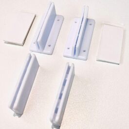 EYSO Home® Drawer Dividers Set of 33x7 cm including Connectors – fits perfectly into your drawer [extend, shorten, divide] - the organizational system (1, T-Set)