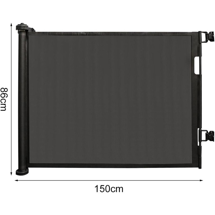 Вольєр для цуценят 8-секційний, вольєр для вигулу собак з захисним тентом, гнучкий та складаний вольєр для собак, вольєр для цуценят, кроликів та дрібних тварин - 80*60 см (8 шт.), 80*60 см (8 шт.), (86*150 см - чорний)