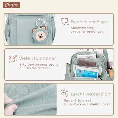 Шкільний рюкзак для підлітків (дівчаток та хлопців) - водонепроникний, великий, для школи, подорожей, повсякденного використання (блакитний)