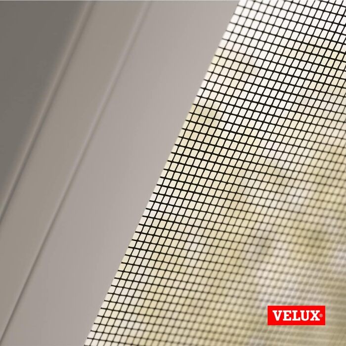 VELUX Original Insect Screens - Weather-resistant, compatible with a roof window cutout width of 923-1120 mm and length 0-2000 mm - Aluminum mesh ZIL SK06 0000SWLD, Black