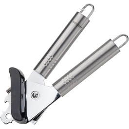 Fackelmann OVALGRIFF: Подрібнювач часнику з нержавіючої сталі з ергономічною ручкою (Срібло), 1 шт.