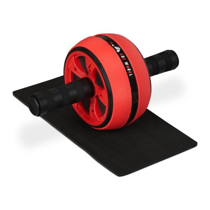 Relaxdays Abdominal Roller with Knee Pad