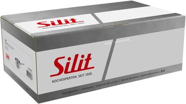 Каструля Silit Achat з нержавіючої сталі 16 см без кришки, 1,4 л, для індукційних плит, без покриття, придатна для духовки