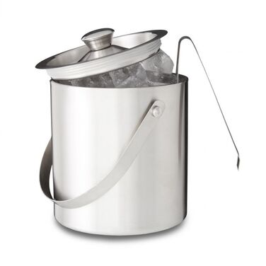 Relaxdays Ice Container with Ice Tongs for 1.5 L