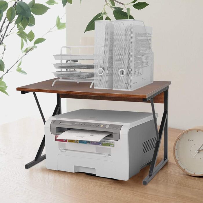 Кухонна полиця для мікрохвильової печі та тостера, органайзер для кухні (дуб/3 яруси) (чорний/2 яруси)