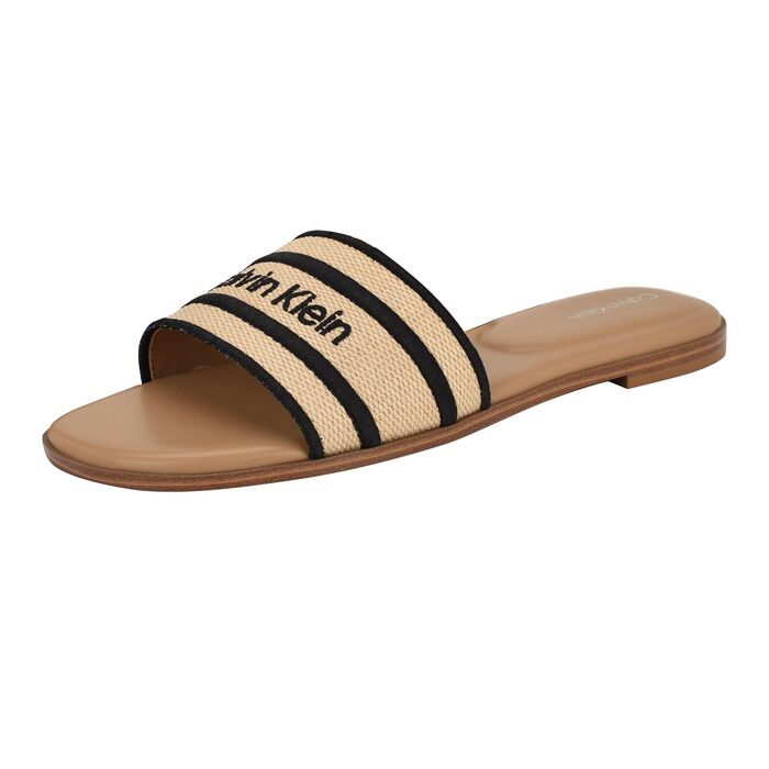 Сандалі жіночі Calvin Klein Kendell Flat Light Natural Black 37 EU