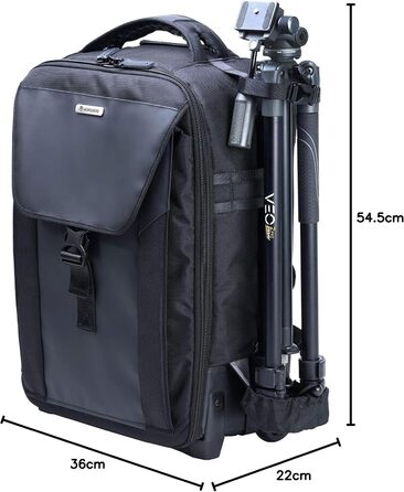 Рюкзак Vanguard Veo Select 37BRM GR для фотообладнання, зелений (чорний, 59T) - рюкзак та trolley