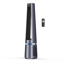 Вентилятор-повітроочисник Rowenta Eclipse QU5030 2-в-1 | Повітряний фільтр, 12 швидкостей, таймер, пульт керування, антрацит