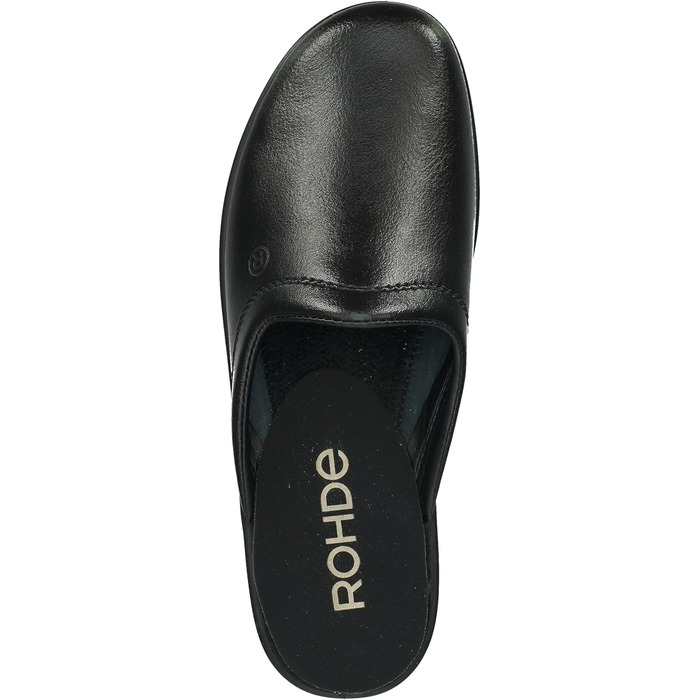 Чоловічі тапочки Rohde Lekeberg, 42 EU, чорні - комфортні домашні капці для дому та саду
