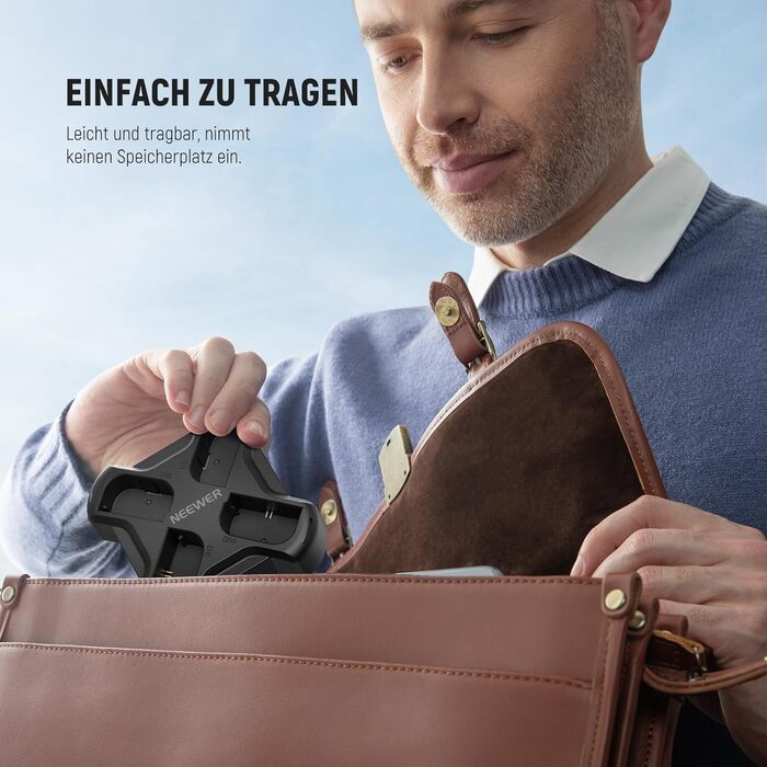 Набір акумуляторів NEEWER LP-E6NH (3 шт.) 2250mAh та зарядний пристрій USB з трьома слотами для Canon EOS R7, R5, R6, R6 II, R 5DIV, 6DII, 7DII, 80D, 90D (NW-P4 з PD 45W)