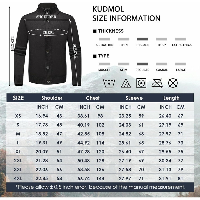 Чоловіча тепла куртка-трак з кишенями, однорядна, осінньо-зимова модель (Чорний, S)