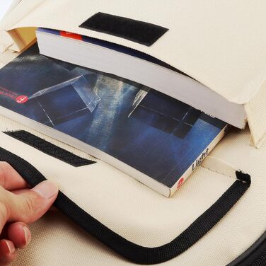 Чохол для акустичної гітари MuzcYM, 104 см, бежевий: водонепроникний, з двома регульованими ременями