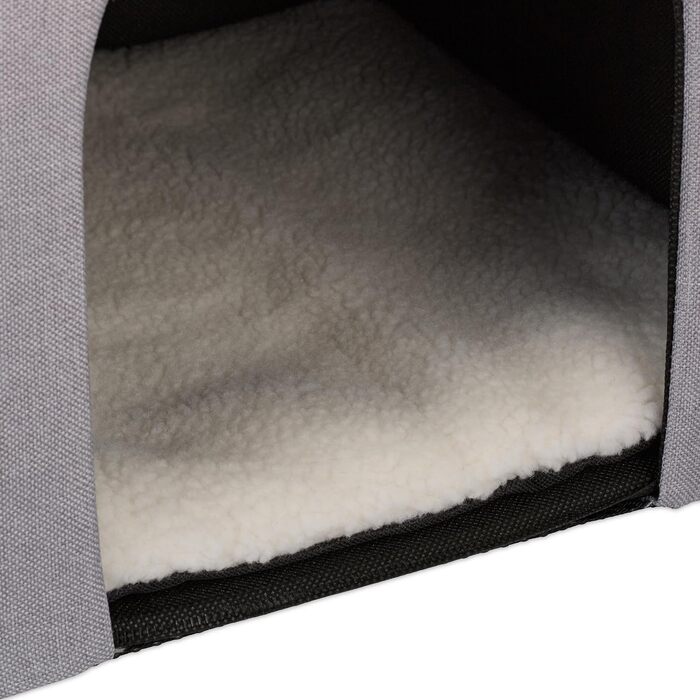 Сходинки для собак та котів Relaxdays з гніздом та місцем для зберігання, сірі, 41,5 x 72 x 33 см