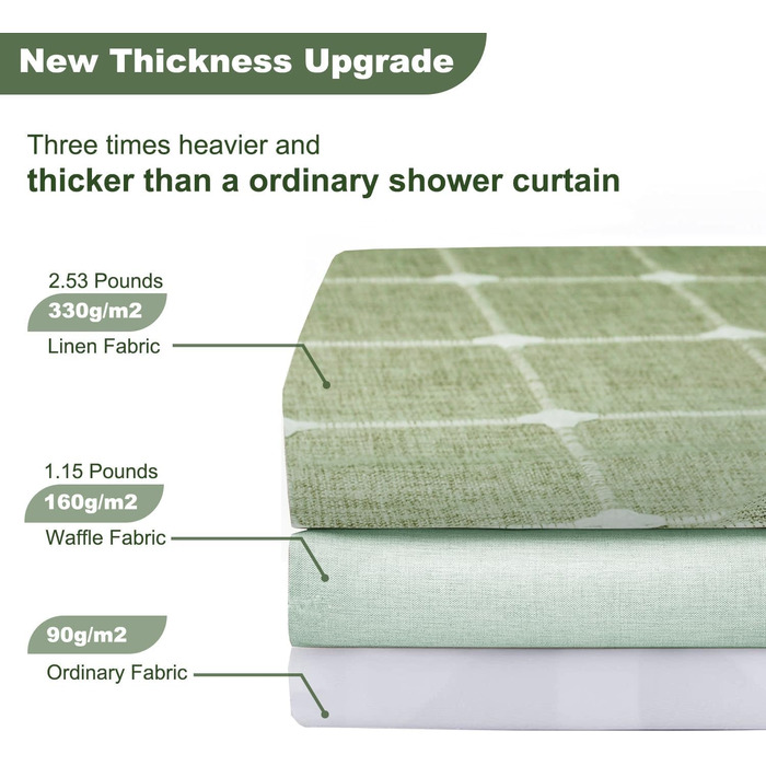 Штора для душу м'ятного кольору в стилі бохо - льон, 72x78 дюймів (183x193 см) з китицями