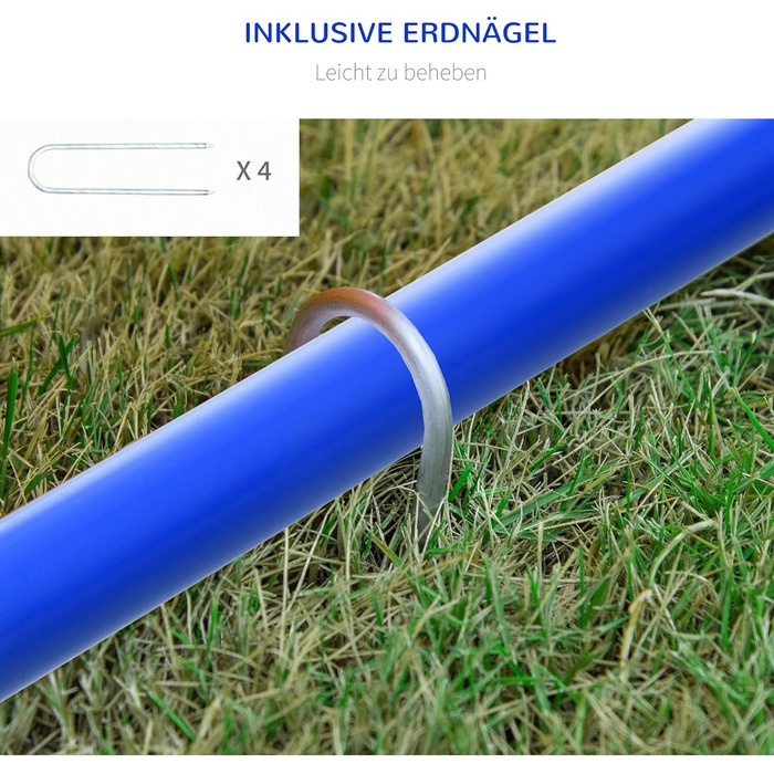 Набір для аджиліті для собак PawHut, 4-елементний комплект, переносна сумка, 88 x 64 x 95 см