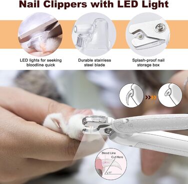 Машинка для стрижки собак Leise, 4 в 1: стрижка тіла, обрізка подушечок, догляд за очима та вухами. Ідеально для собак та котів. Комплект 2 в 1