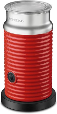 Nespresso Aeroccino 3: Електричний спінювач молока, червоний (120 мл піни, 240 мл гарячого молока)