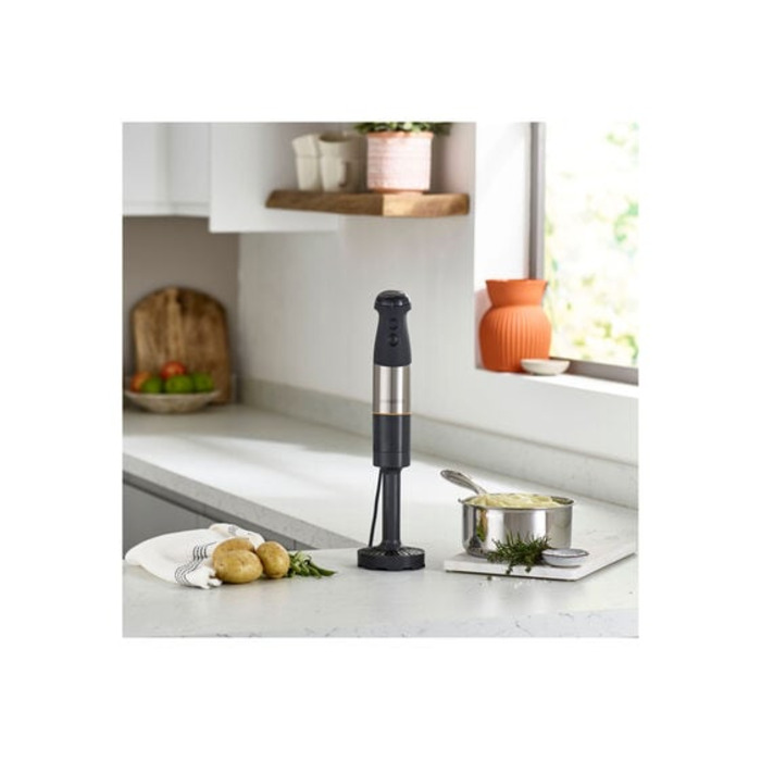 Занурювальний блендер Kenwood HBM 60.007GY Blend, 1000 Вт, сріблястий/сірий