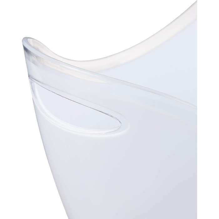Relaxdays Champagne Cooler - 6L Premium Ice Bucket - White Drink Chiller for Parties
