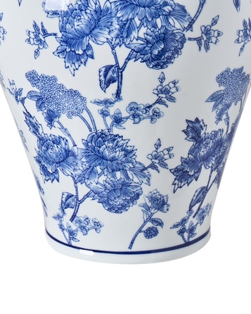 Порцелянова ваза Beliani, 23 x 46 см