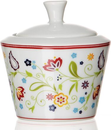 Ritzenhoff & Breker Doppio Shanti 30-Piece Porcelain Dinnerware Set with Sugar Bowl & Gravy Boat