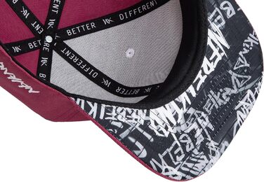 Кепка бейсболка Nebelkind Snapback унісекс, прямий козирок, регульований розмір, міський стиль, патч, зимова маска