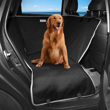 Waterproof & Scratch-Resistant Dog Seat Cover for Car Back Seat - Non-Slip & Side Protection Hammock for Small, Medium & Large Dogs - Single Seat