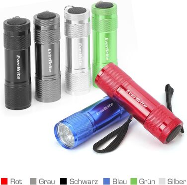 Набір з 18 LED ліхтариків EverBrite для дітей з ремінцем і батарейками AAA – кишеньковий ручний ліхтар для екстрених ситуацій, кемпінгу, подарунків гостям
