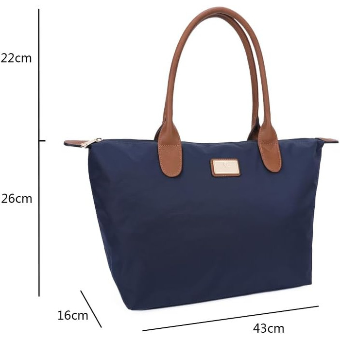 Сумка жіноча Gallantry Paris Shopper D.blauw - шкіряний вигляд, сумка через плече