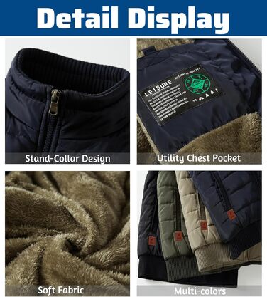 Чоловіча флісова жилетка з багатьма кишенями для риболовлі та активного відпочинку, тепла та зручна (3XL, темно-синій)