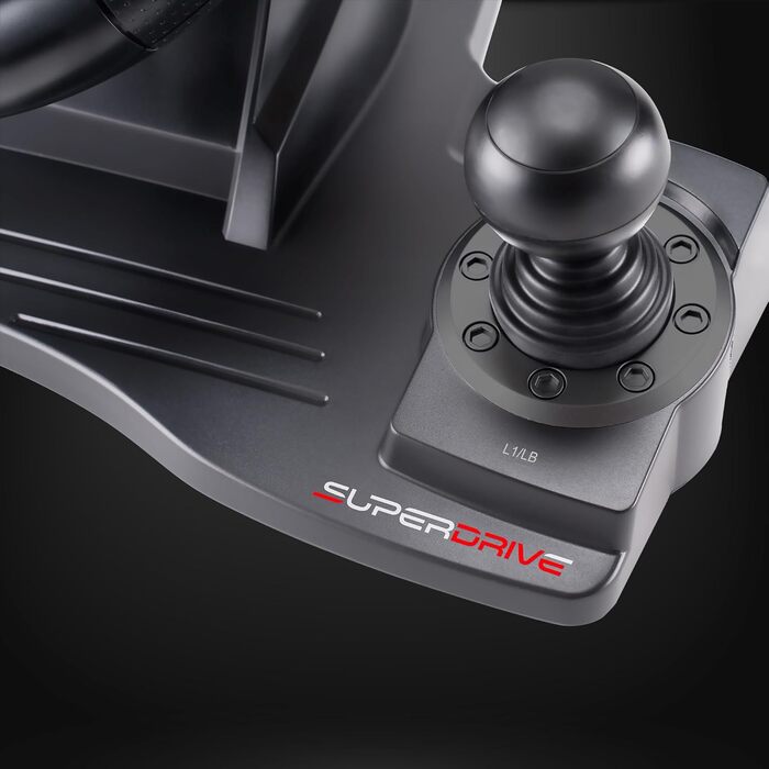 Руль SUBSONIC Superdrive Drive Pro з педалями, кермом, Paddles, вібрацією для Xbox Serie X/S, PS4, Xbox One, PC (програмований) (GS550)