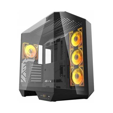 Корпус для ПК DarkFlash DY470 ATX Midi Tower, 4 вентилятори, ігровий