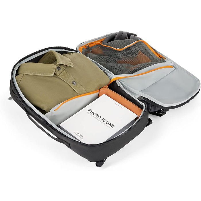 Рюкзак для камери Lowepro Trekker Lite BP 250, сірий, з винімним вкладишем, для беззеркальних камер Sony Alpha 7, з системою кріплення аксесуарів