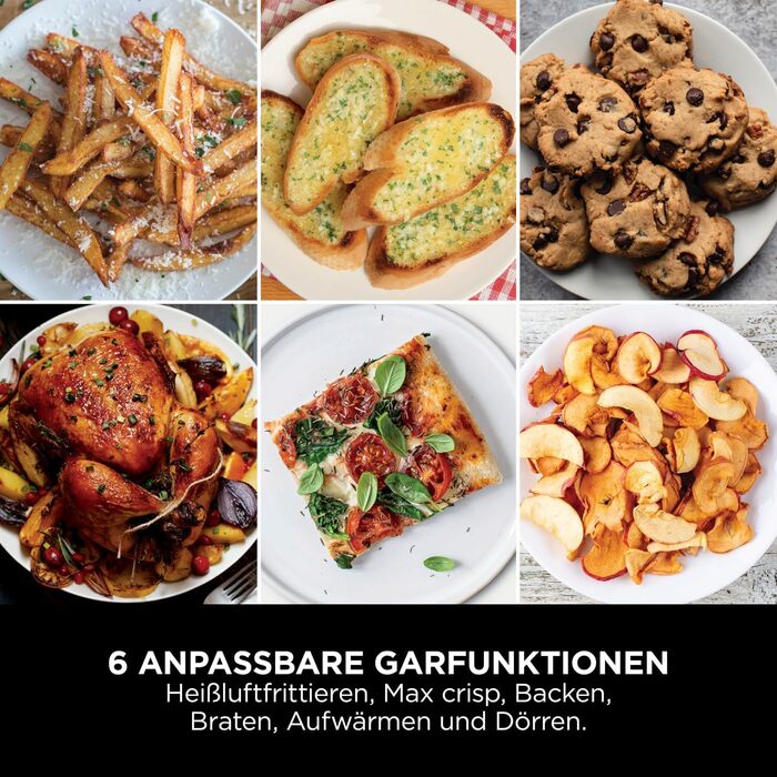 Фритюрниця повітряна Ninja Double Stack XL 9.5L з цифровим термометром, сіра SL451EU