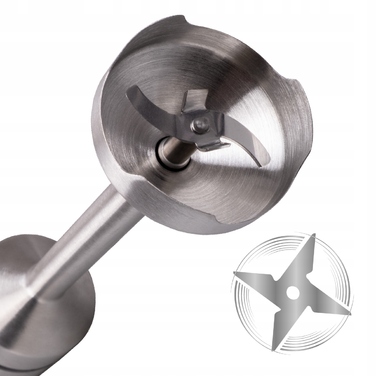 Мультифункціональний занурювальний блендер-подрібнювач Eldom BL250, потужний, 800 Вт, набір